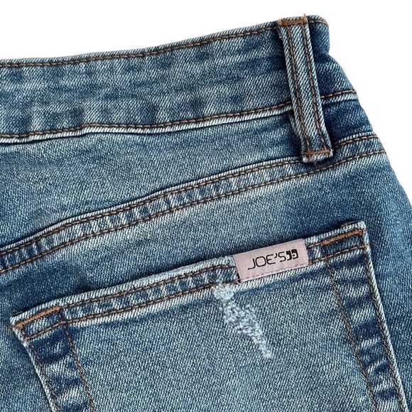 Joe’s Jeans Tomboy Slim Jean in Bibiana High Waisted Distressed Ankle Cropped - Picture 16 of 17